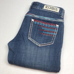 PREMIUM ROCK & ROLL COWGIRL ORIGINAL LOW RISE JEANS 29x34 ⭐️